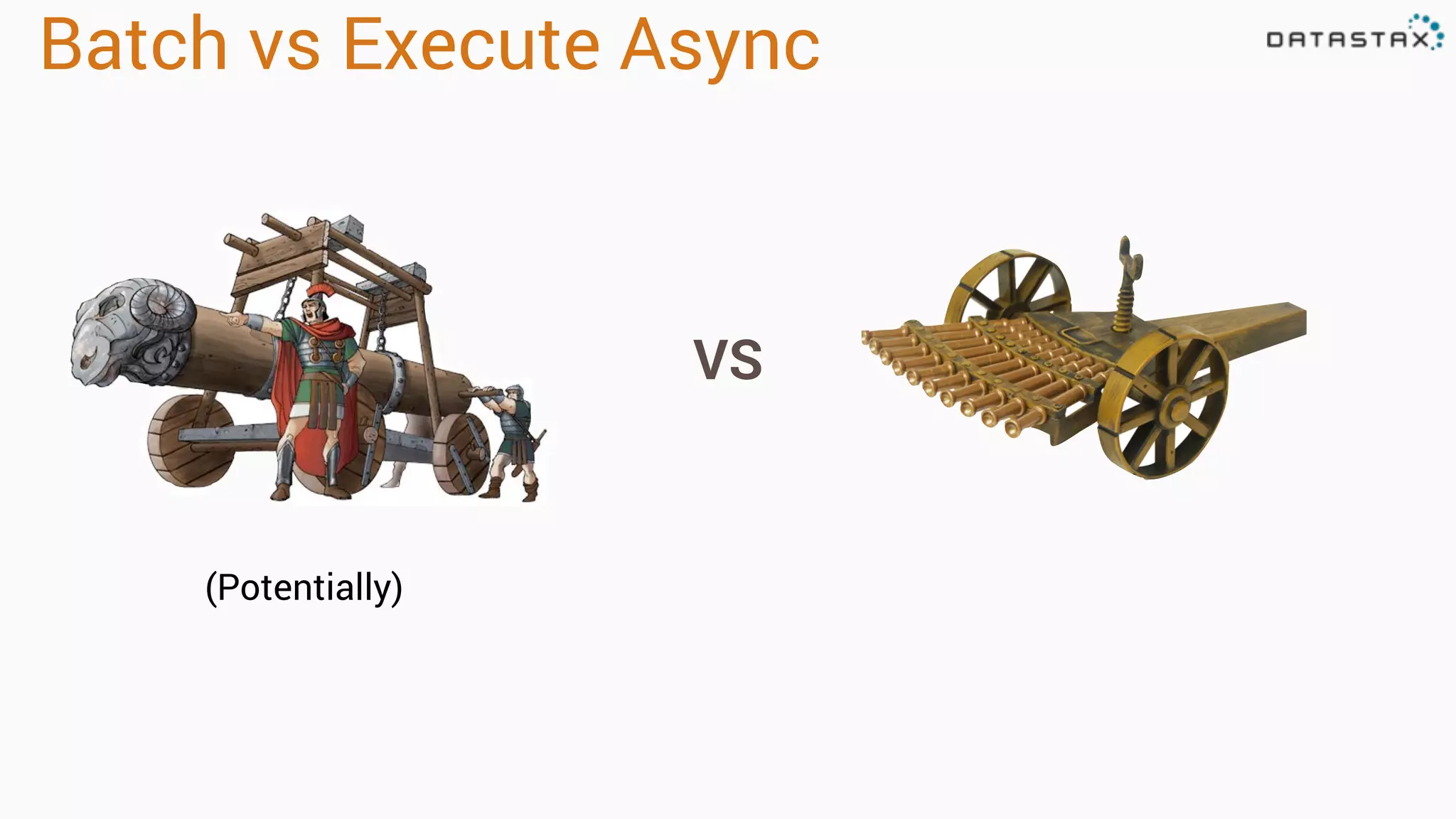 Batch vs Execute Async
VS
(Potentially)
 