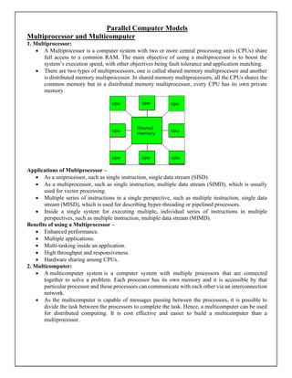 Comprehensive Study of Advanced Computer Architecture and ...