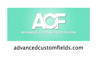advancedcustomﬁelds.com
 