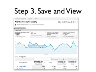 Step 3. Save and View
 
