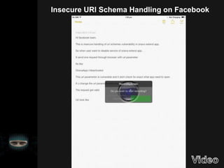 Insecure URI Schema Handling on Facebook
 