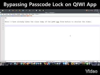 Bypassing Passcode Lock on QIWI App
 