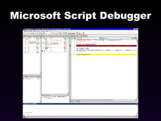 Microsoft Script Debugger 