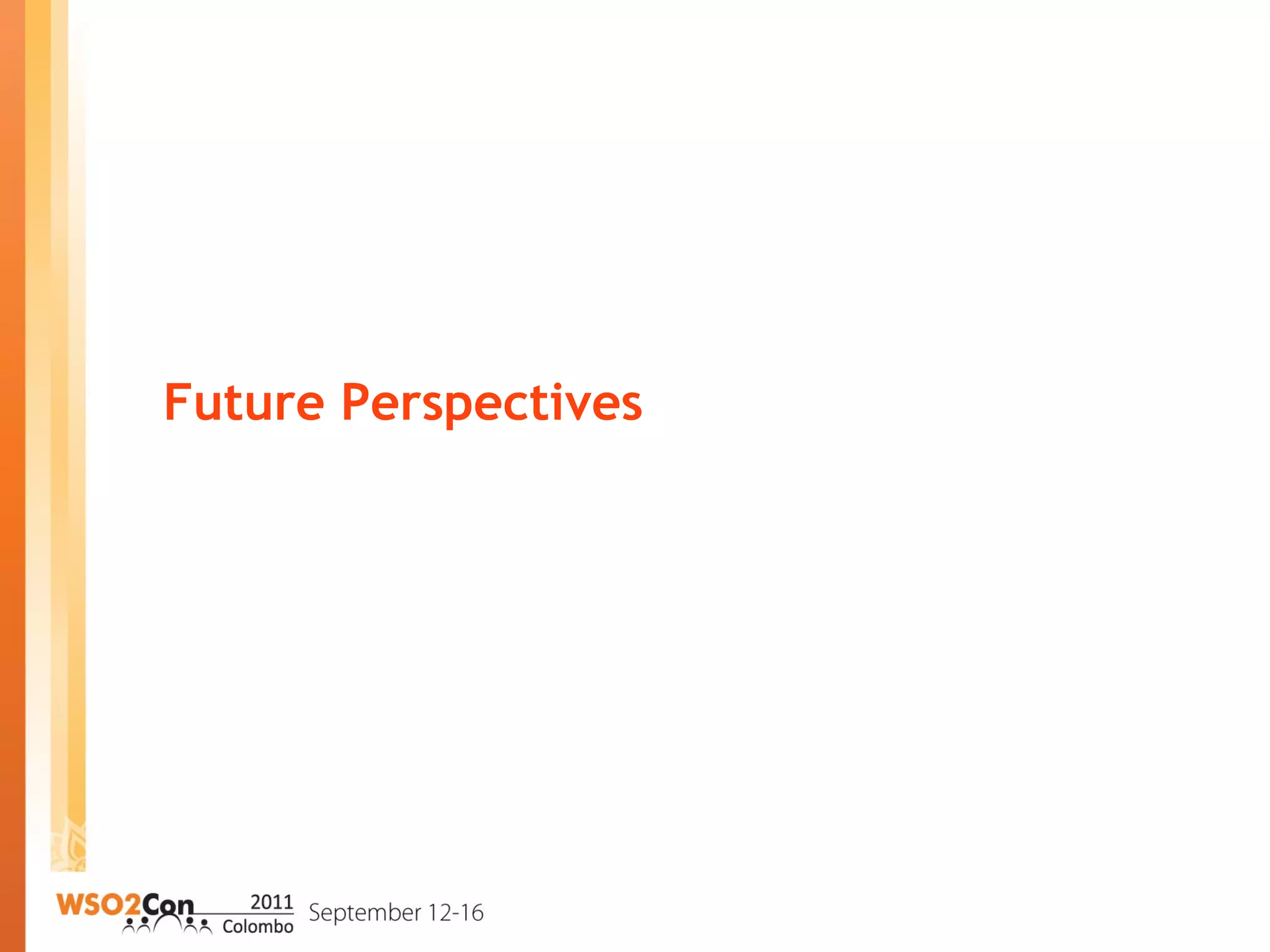 Future Perspectives
 