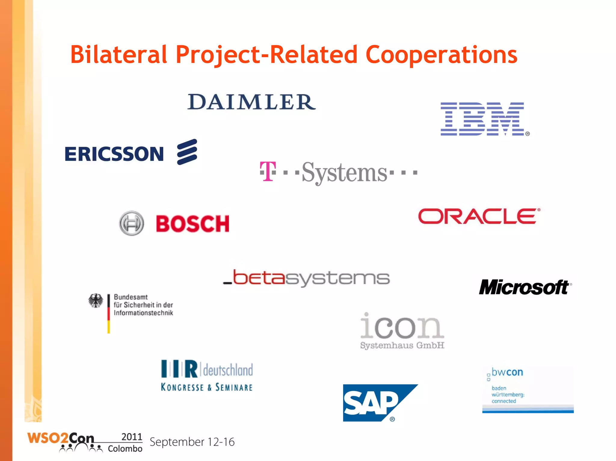 Bilateral Project-Related Cooperations
 