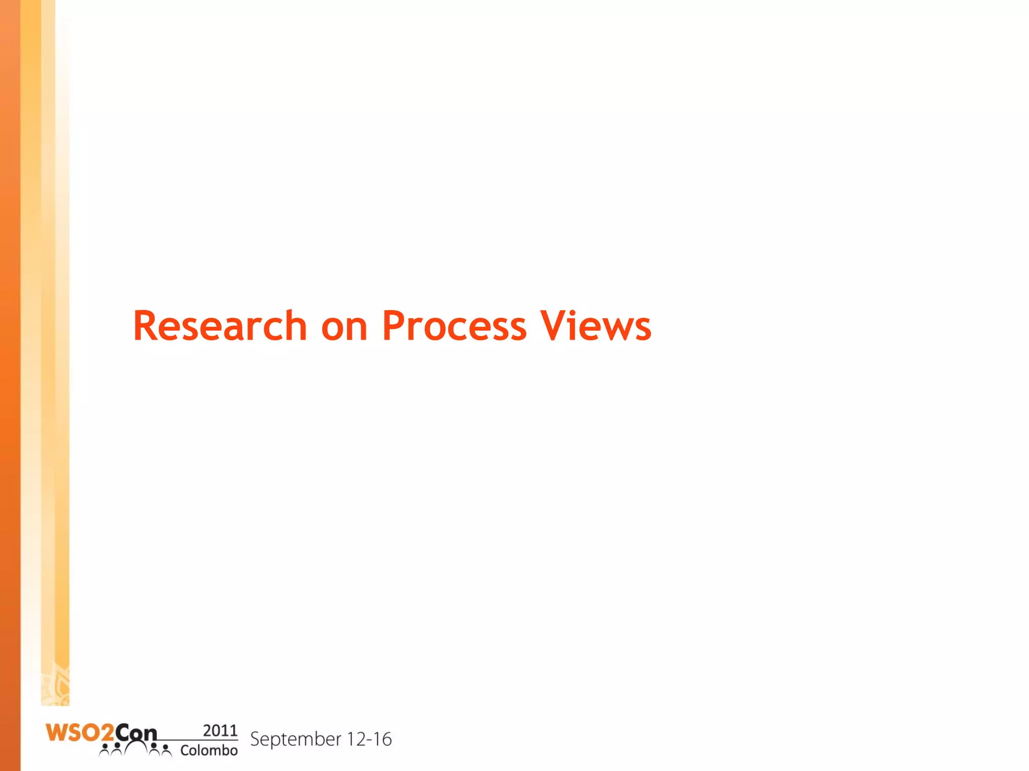 Research on Process Views
 