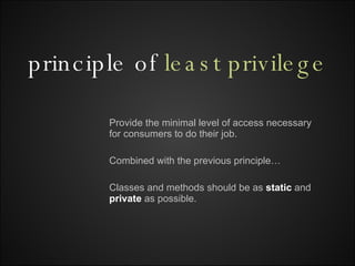 Advanced OOP - Laws, Principles, Idioms | PPT