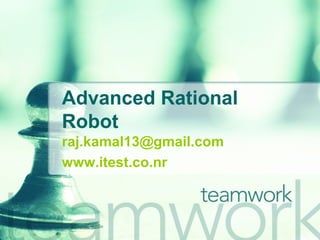 Advanced Rational Robot [email_address] www.itest.co.nr 
