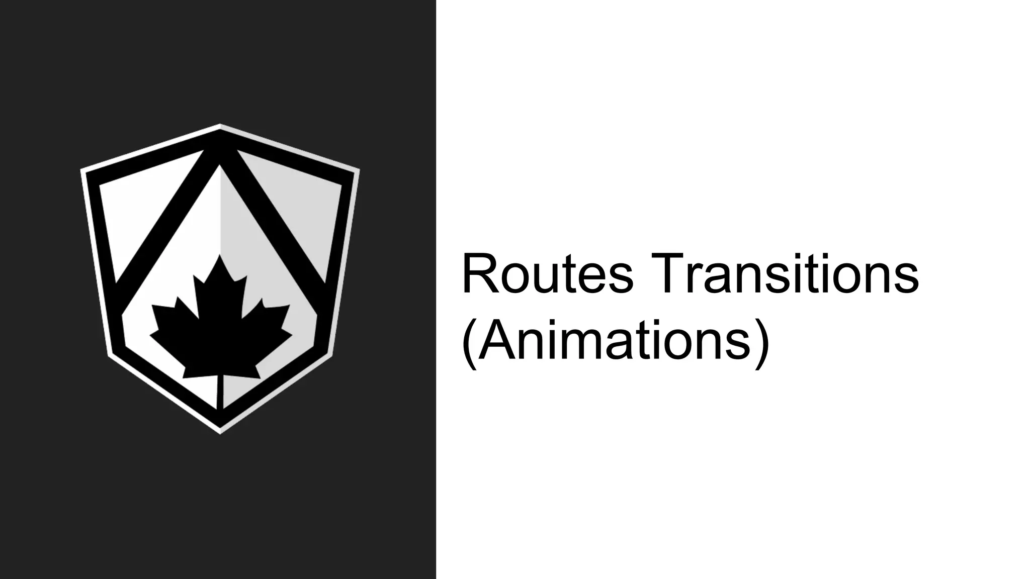 Routes Transitions (Animations) 29 