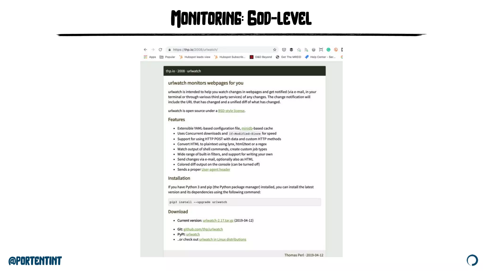 @portentint
Monitoring: God-level
 