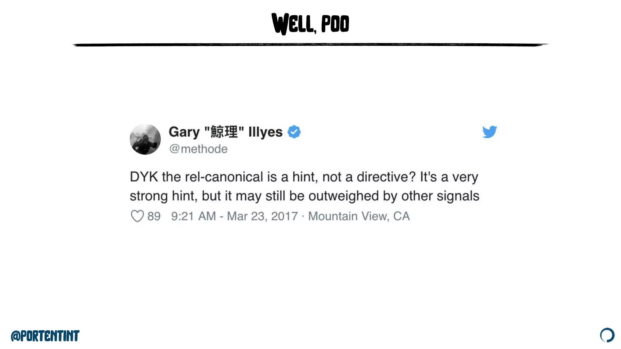 @portentint
Well, poo
 