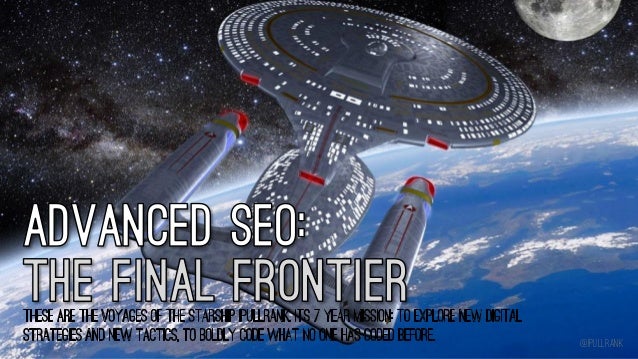 Advanced Seo The Final Frontier