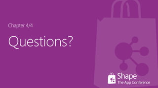 Questions?
Chapter 4/4
 