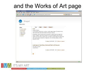 and the Works of Art page 