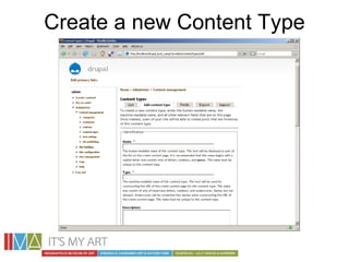 Create a new Content Type 