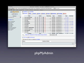 phpMyAdmin
 