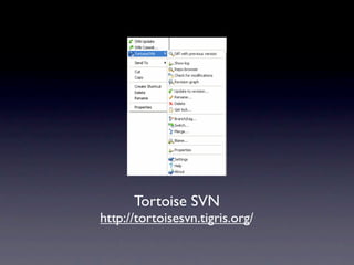 Tortoise SVN
http://tortoisesvn.tigris.org/
 