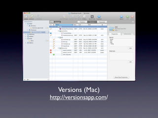 Versions (Mac)
http://versionsapp.com/
 