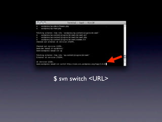 $ svn switch <URL>
 