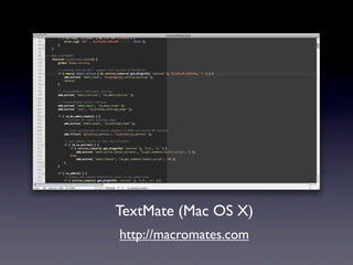 TextMate (Mac OS X)
http://macromates.com
 
