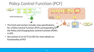 Policy Control Function (PCF)
©3G4G
• The front-end section includes new specifications
for a Policy Control Function (PCF...