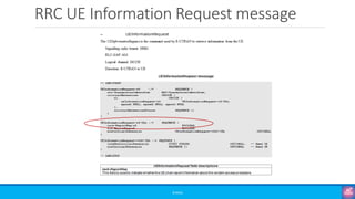 RRC UE Information Request message
©3G4G
 