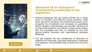 Advanced AI for Executives Transforming Leadership in the Digital Era ...