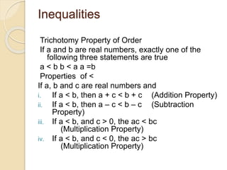 Advanced algebra | PPTX