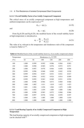 Compressed Steel Advanced analysis and design for fire safety of steel structures | PDF