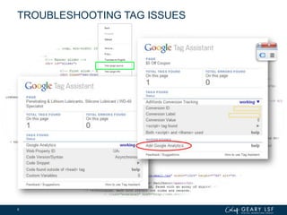 TROUBLESHOOTING TAG ISSUES
8
 
