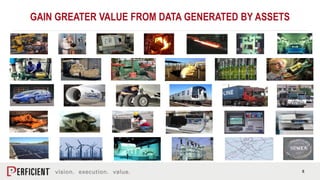 8
GAIN GREATER VALUE FROM DATA GENERATED BY ASSETS
 