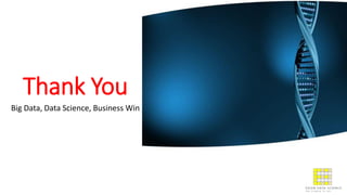 Thank You
Big Data, Data Science, Business Win
 