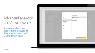 Advanced Analytics with Power BI 201808 | PDF