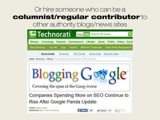 SEO  Advanced and scalable link building 