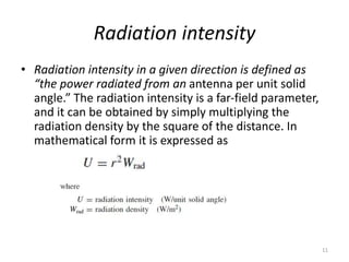 Radation Intensity Advanced Antenna Topics-Lecture 3.pptx