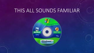 THIS ALL SOUNDS FAMILIAR
 