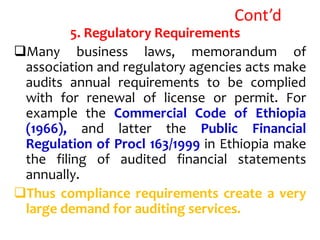 Regulatory Filings Example Advanced Auditing and assurance ,chapter1 | PPTX