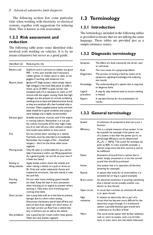 Advanced automotive fault diagnosis tom denton