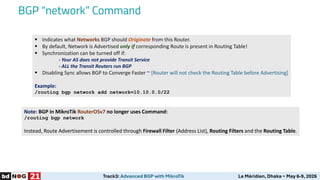 Advanced BGP Routing Techniques with MikroTik RouterOSv7 for ISPs and ...