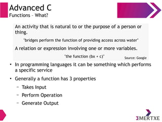 Advanced C - Part 2 | PDF