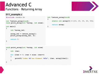 Advanced C - Part 2 | PDF