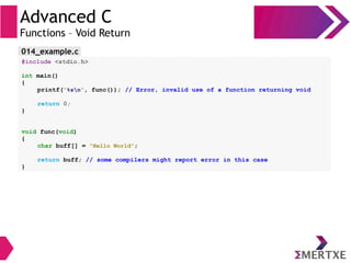 Advanced C - Part 2 | PDF