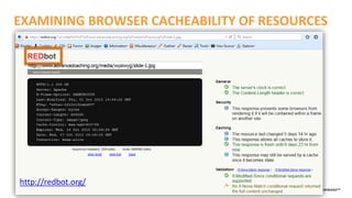 ©2015 AKAMAI | FASTER FORWARDTM
EXAMINING BROWSER CACHEABILITY OF RESOURCES
http://redbot.org/
 