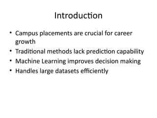 Campus Placement Prediction Using Machine Learning for Student Success ...
