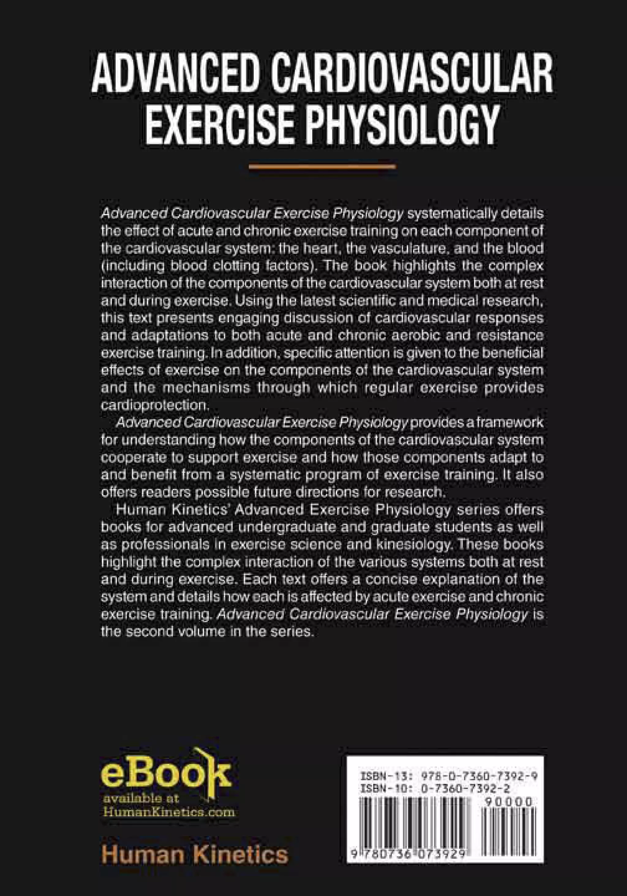 Advanced cardiovascular exercites