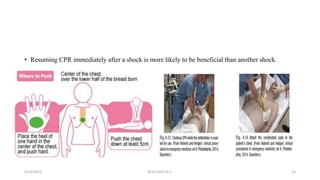 • Resuming CPR immediately after a shock is more likely to be beneficial than another shock.
5/14/2023 ACLS-2021 G.C. 15
 