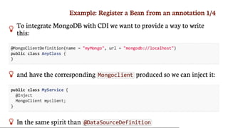 Going Further with CDI 1.2