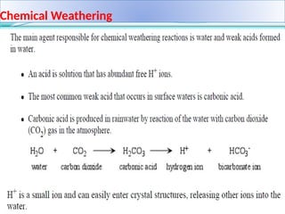 Chemical Weathering
 