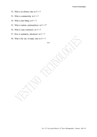 Advanced c++ for experienced | PDF