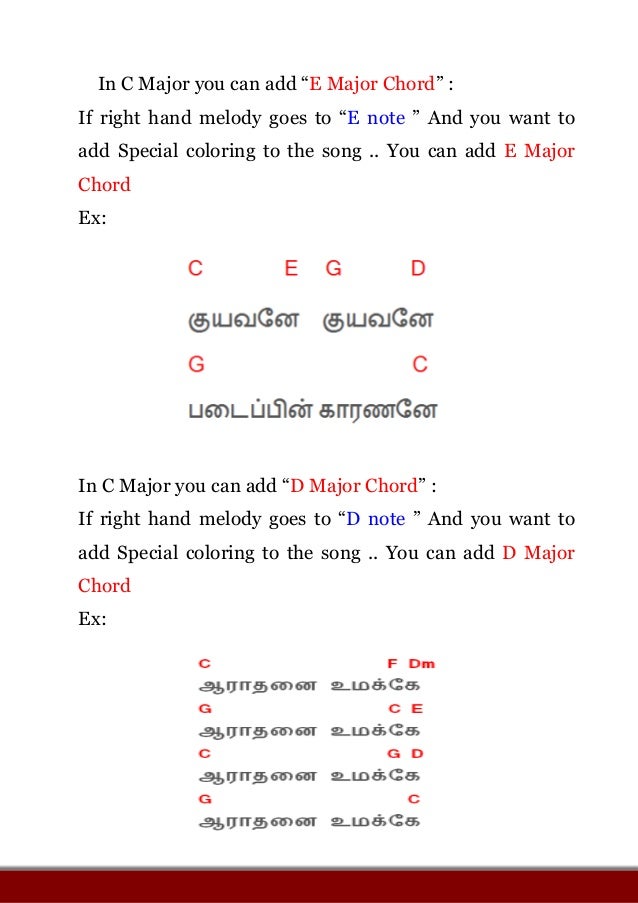 Advanced chords